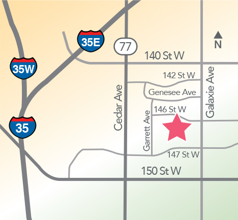 Open Circle Apple Valley map