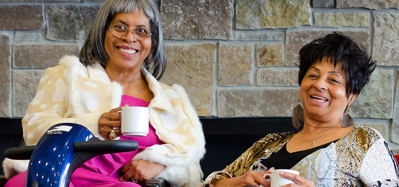 women having coffee